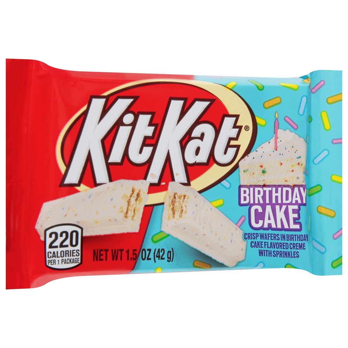 slide 12 of 14, KIT KAT Birthday Cake Crisp Wafers 1.5 oz, 1.5 oz
