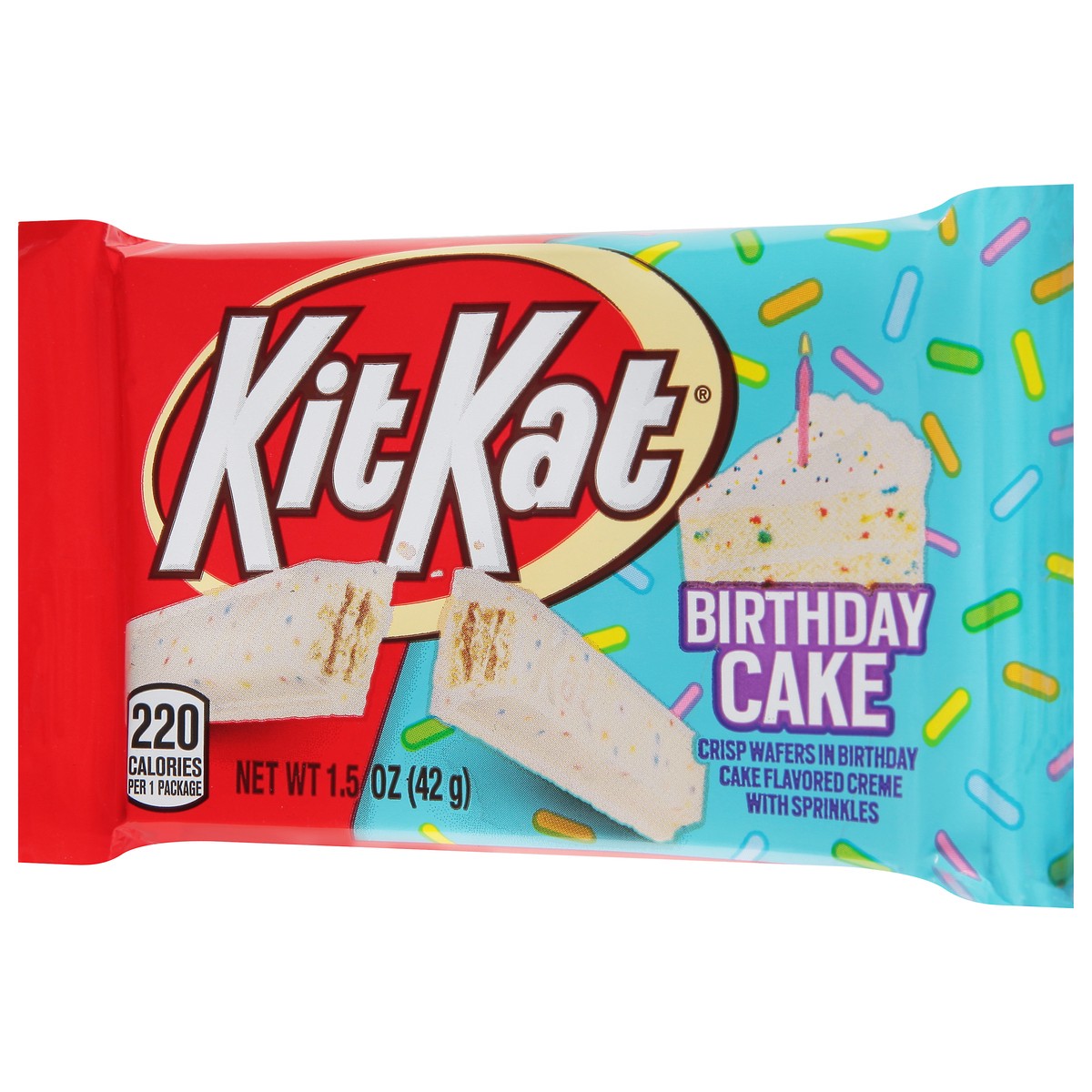 slide 4 of 14, KIT KAT Birthday Cake Crisp Wafers 1.5 oz, 1.5 oz