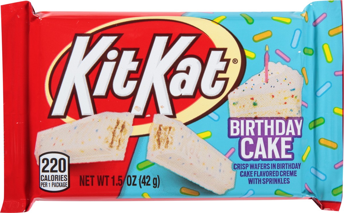 slide 5 of 14, KIT KAT Birthday Cake Crisp Wafers 1.5 oz, 1.5 oz