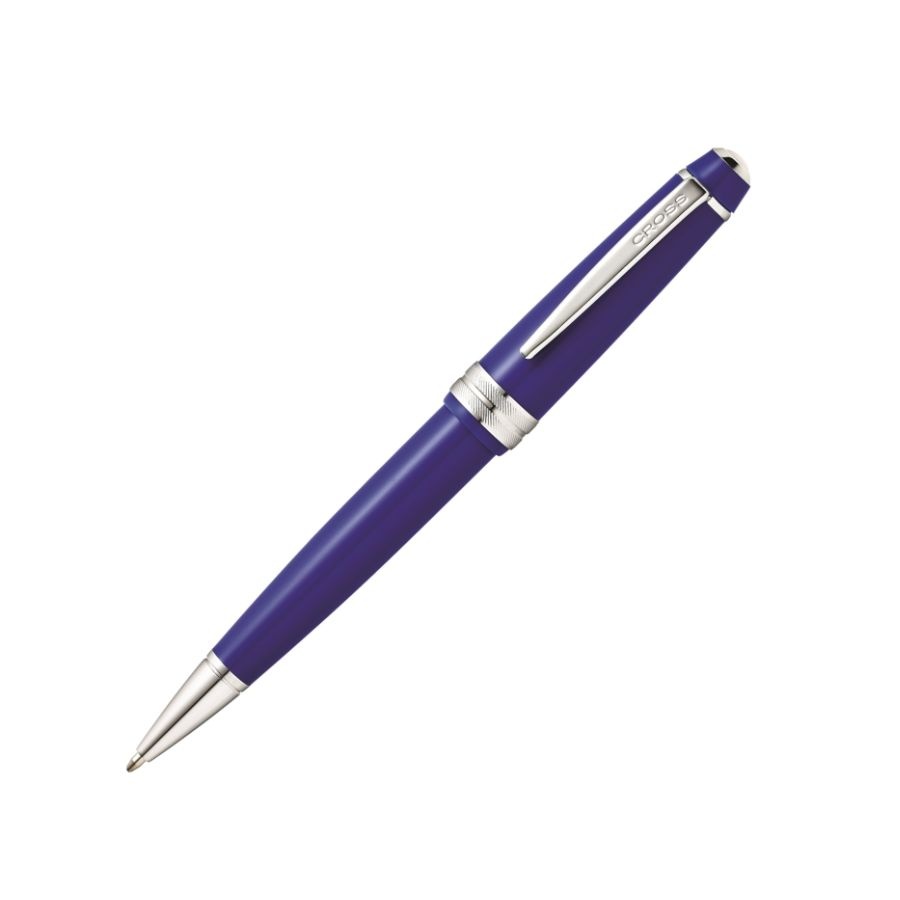 slide 3 of 4, Cross Bailey Light Ballpoint Pen, Medium Point, 1.0 Mm, Blue Barrel, Black Ink, 1 ct