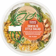 Giant Eagle Santa Fe Style Salad Bowl