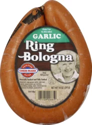 Cher-Make Ring Bologna Garlic 14 oz