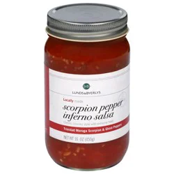 Lunds & Byerlys Scorpion Pepper Inferno Salsa 16 oz