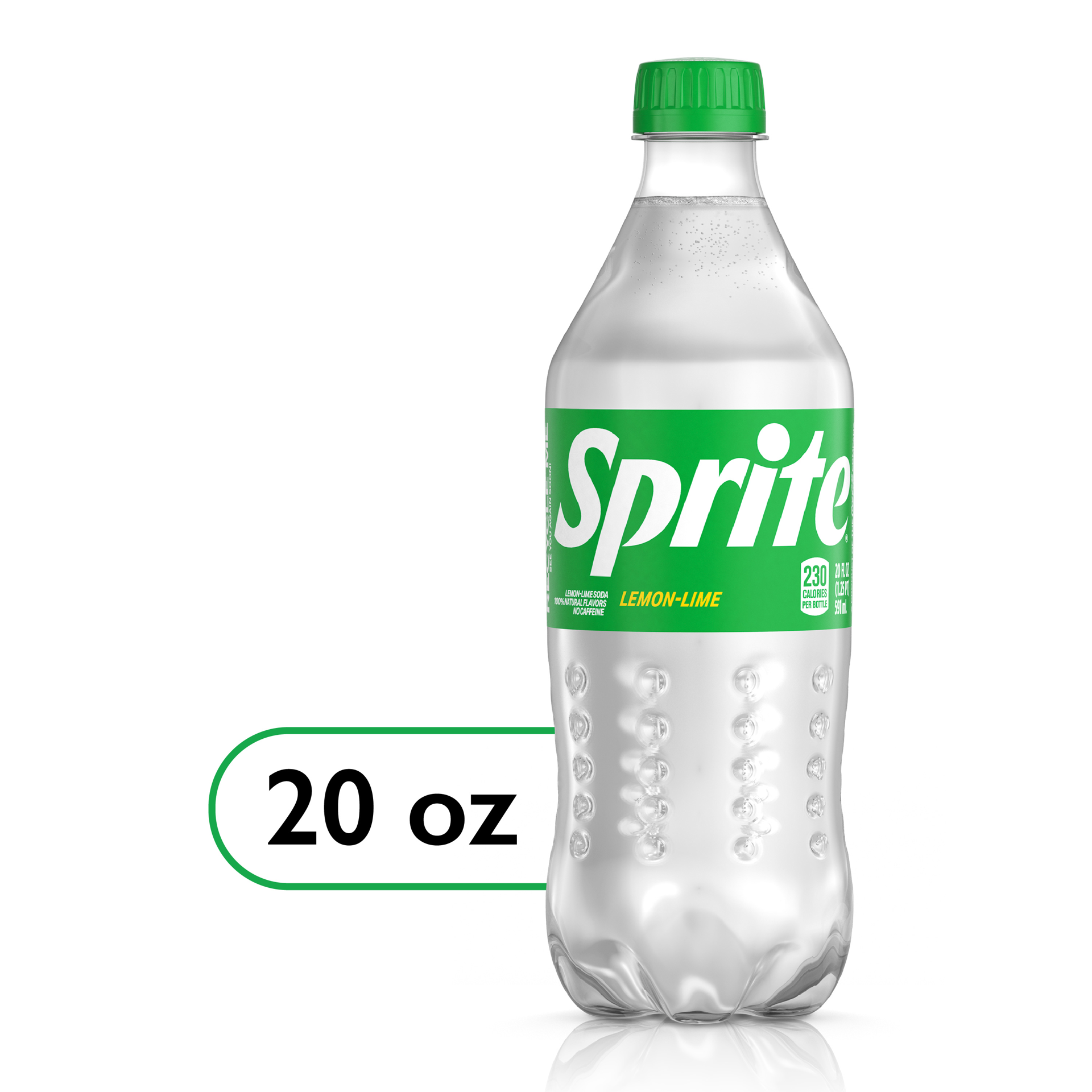 slide 1 of 2, Sprite Soft Drink, 20 oz