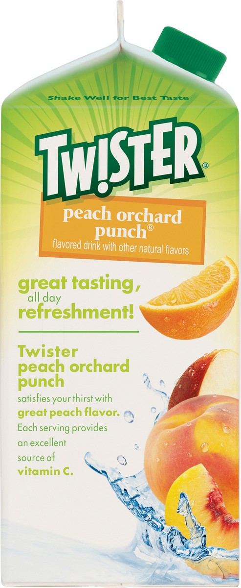 slide 8 of 9, Twister Tw!ster Peach Orchard Punch - 59 fl oz, 59 fl oz