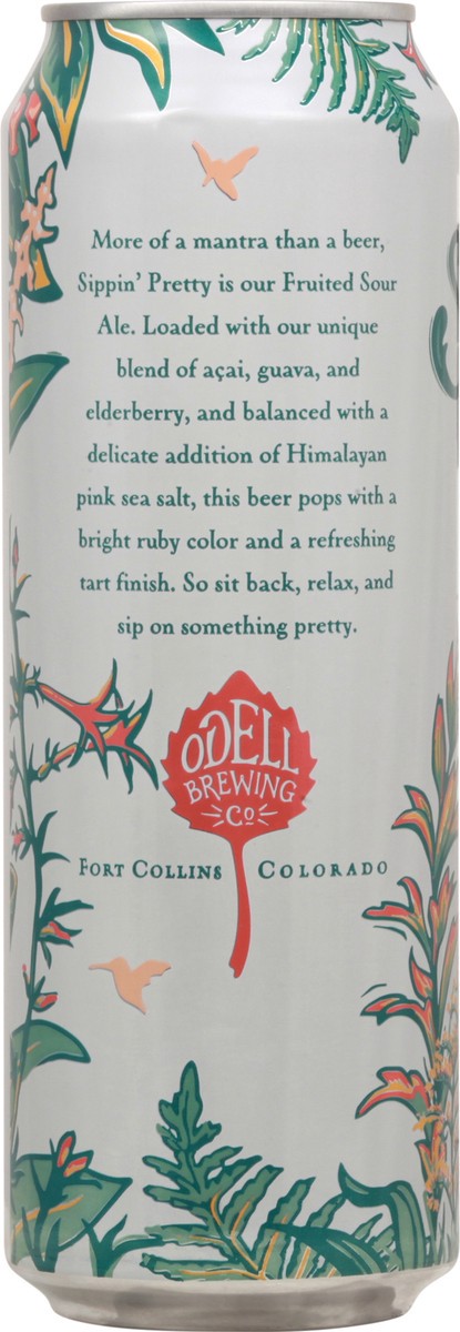 slide 5 of 9, ODELL BREWING CO Odell Brewing Sippin Pretty Fruited Sour - 19.2 fl oz. Can, 