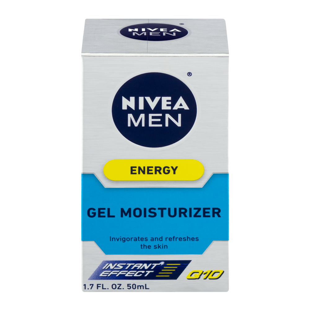 slide 1 of 1, Nivea Gel Moisturizer, Face Care, Energy, Instant Effect, 1.7 oz