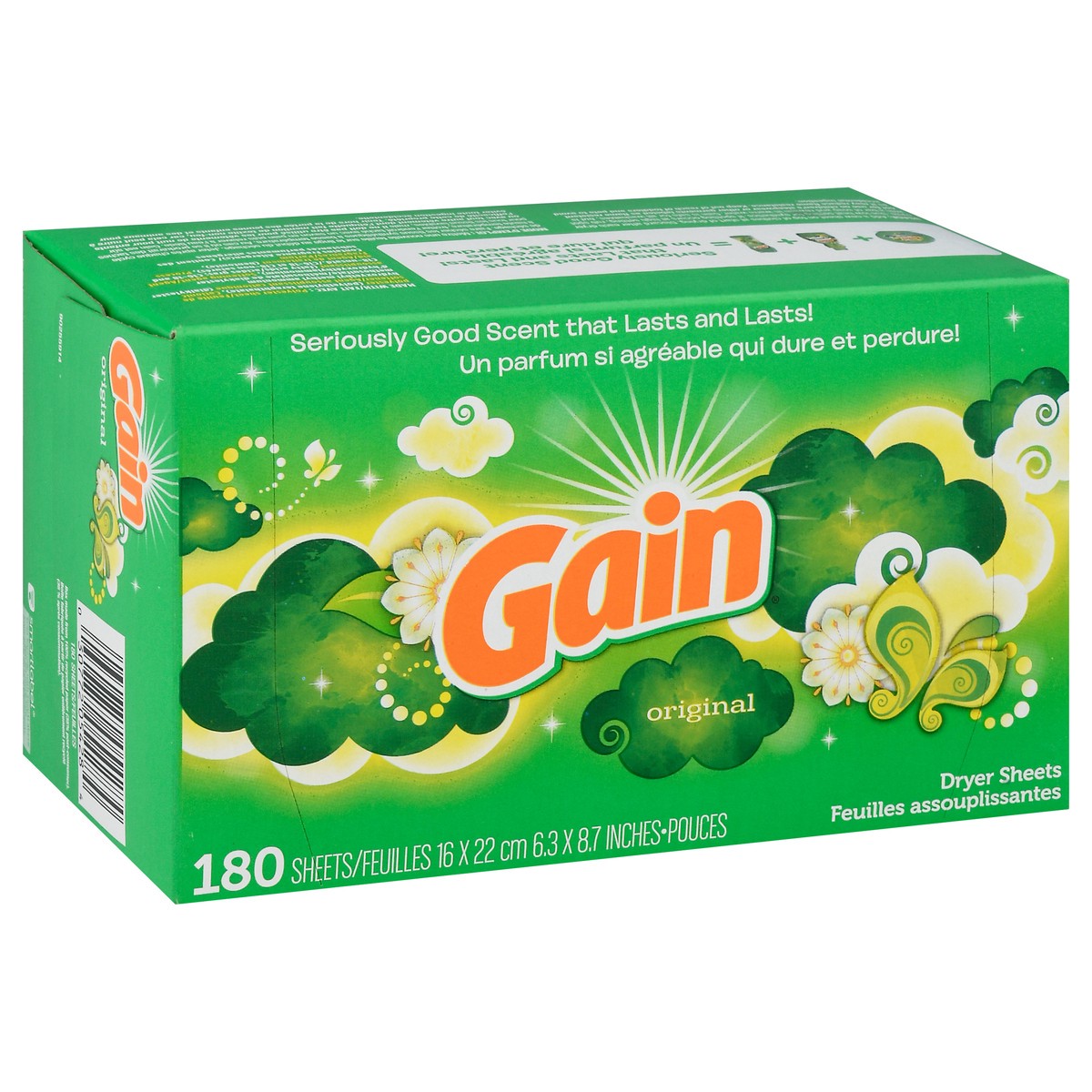 slide 15 of 16, Gain Original Dryer Sheets 180 ea, 180 ct