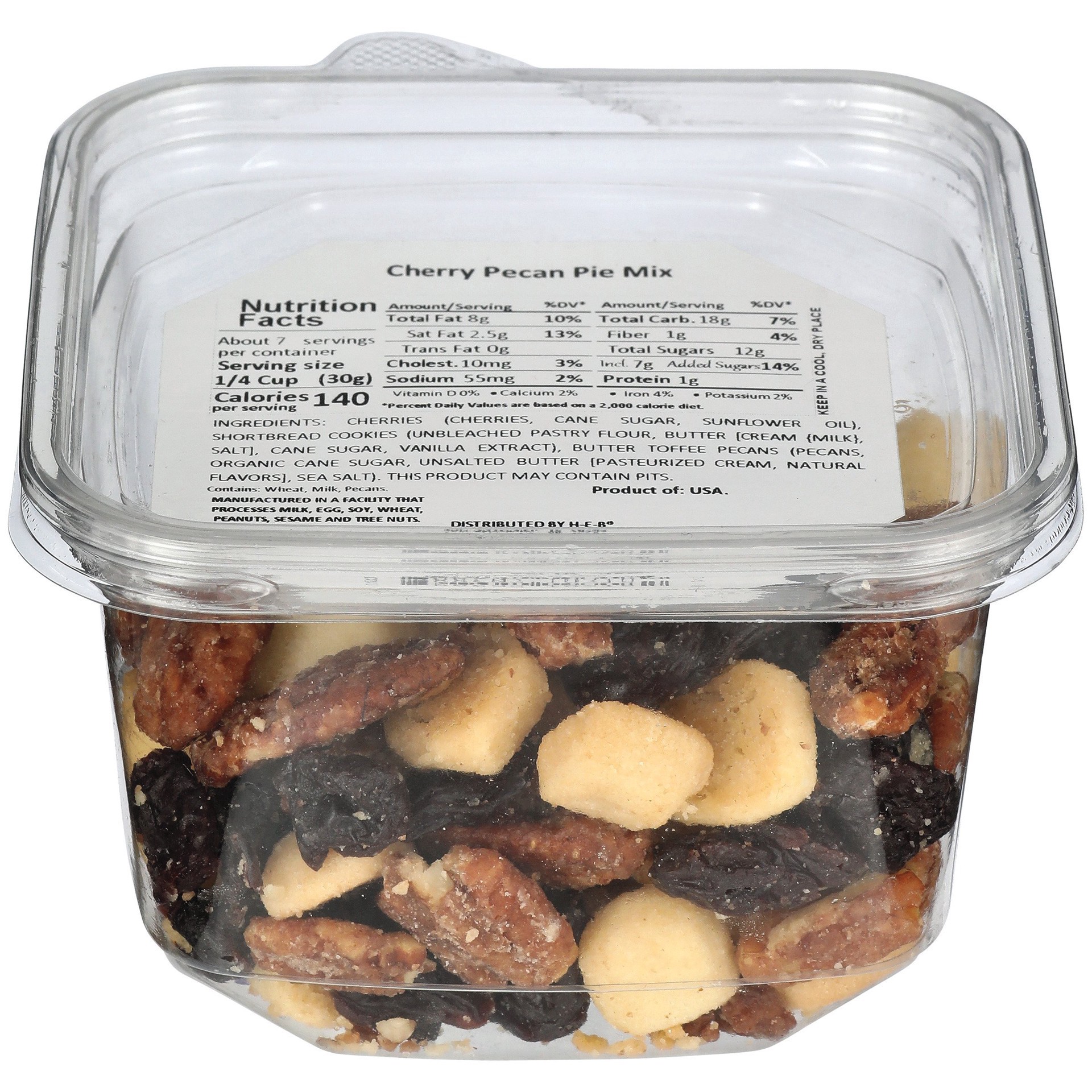 slide 1 of 1, H-E-B Cherry Pecan Pie Trail Mix, 6.87 oz