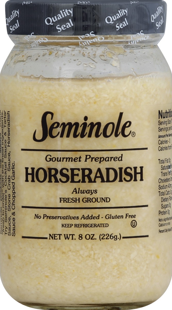 slide 2 of 2, Seminole Horseradish 8 oz, 8 oz