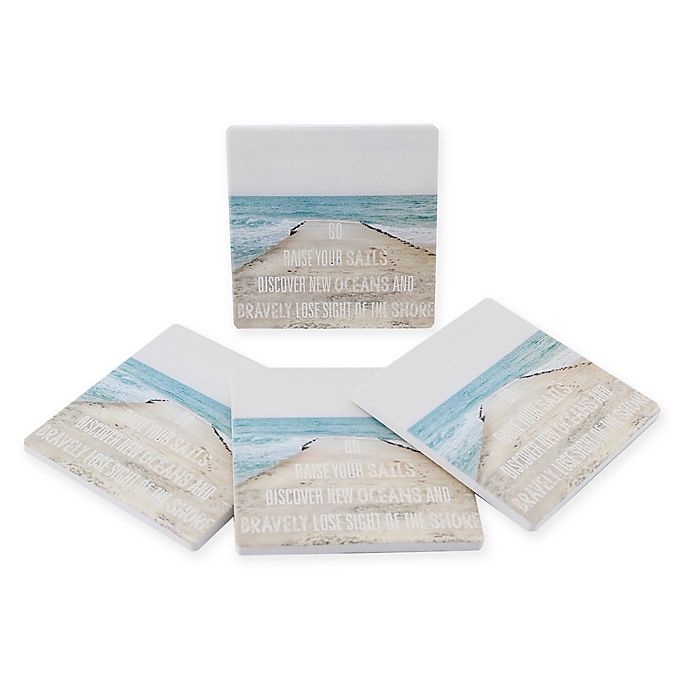 slide 1 of 2, Thirstystone Dolomite Go Square Coasters, 4 ct