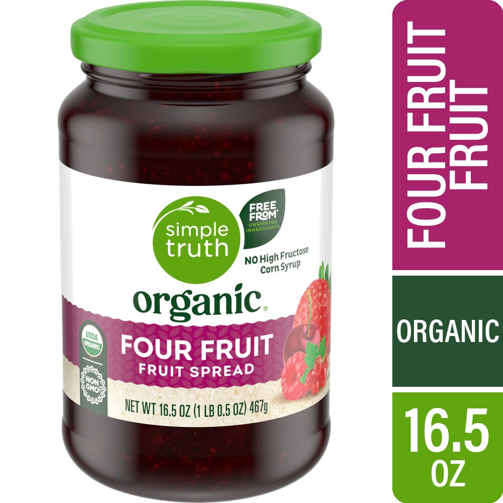 slide 1 of 3, Simple Truth Organic Fruit Spread 16.5 oz, 16.5 oz