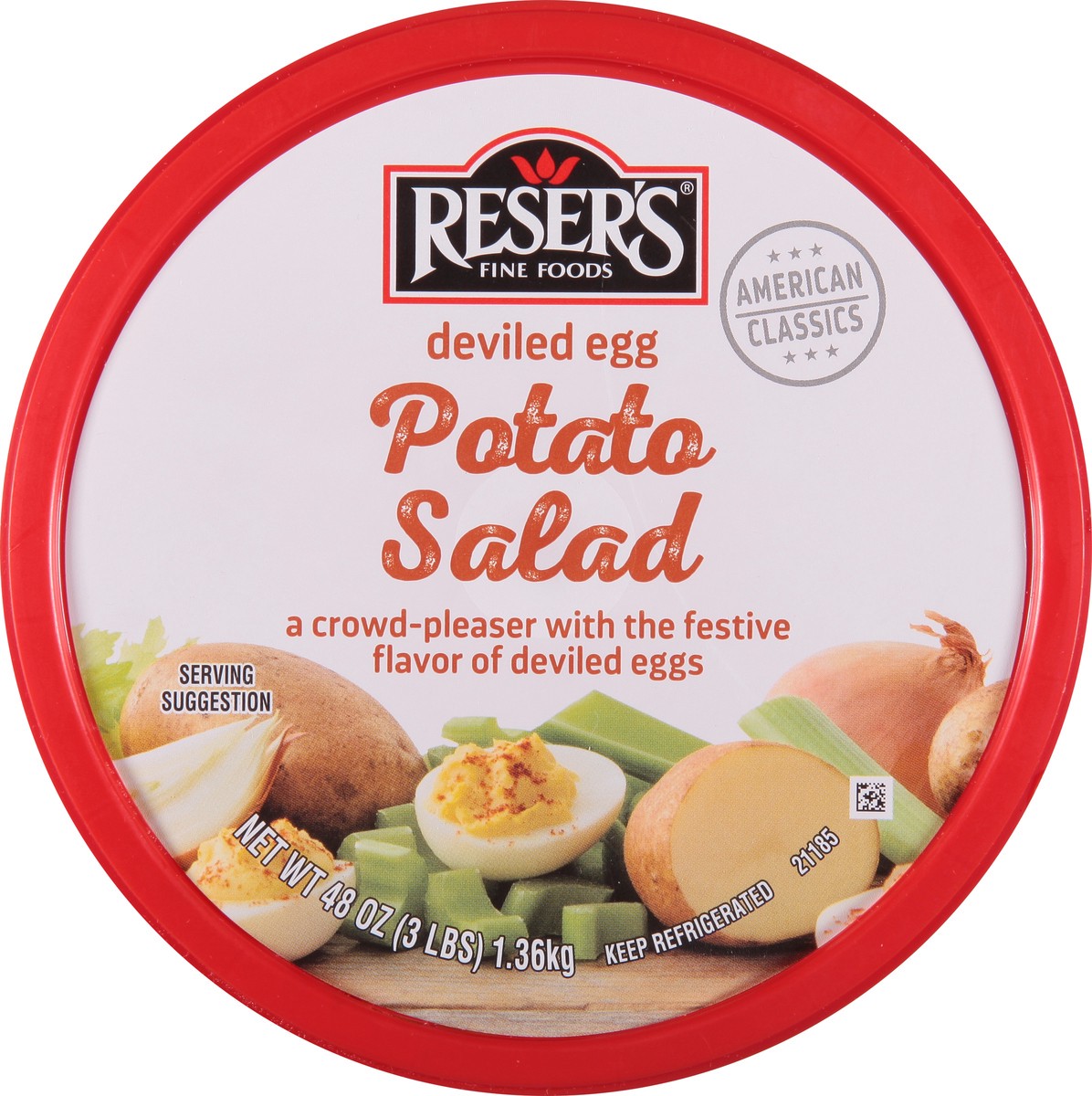 slide 9 of 9, Reser's Potato Salad, 48 oz