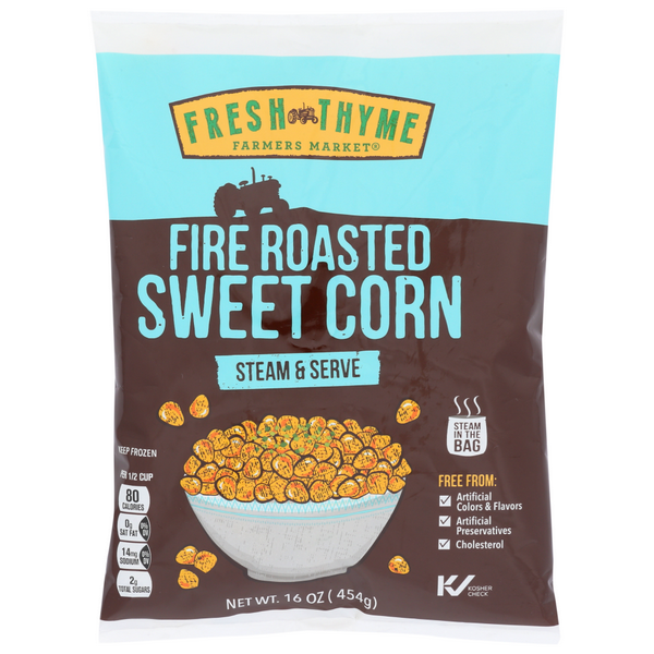 slide 1 of 1, Fresh Thyme Fire Roasted Sweet Corn, 16 oz