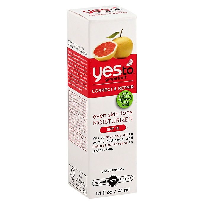 slide 1 of 1, Yes to Grapefruit Correct & Repair Moisturizer With SPF 15, 1.4 fl oz