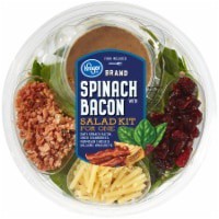 slide 1 of 3, Kroger Spinach With Bacon Salad Kit For One, 4.75 oz