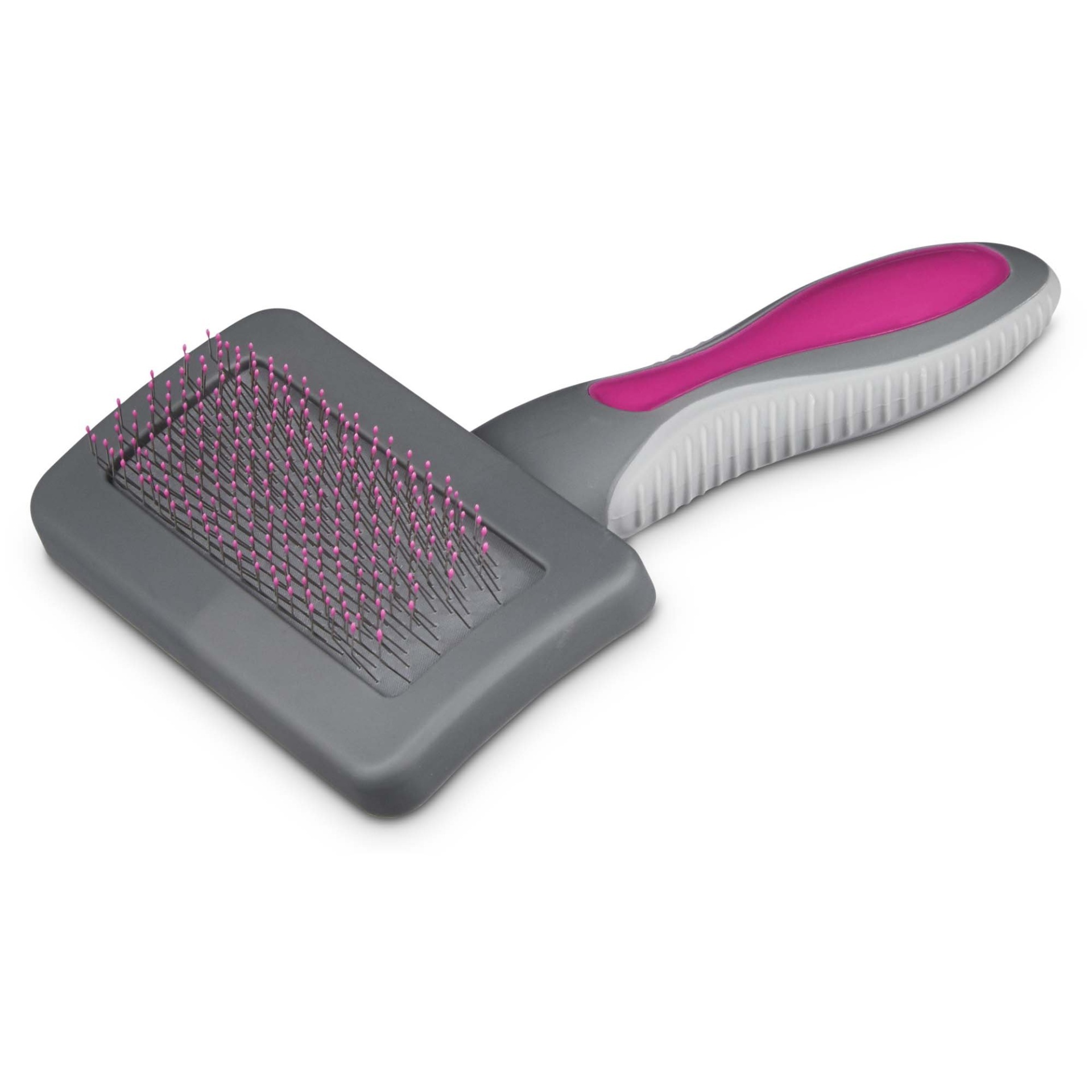 slide 1 of 1, Well & Good Pink Cushion Slicker Cat Brush, 1 ct