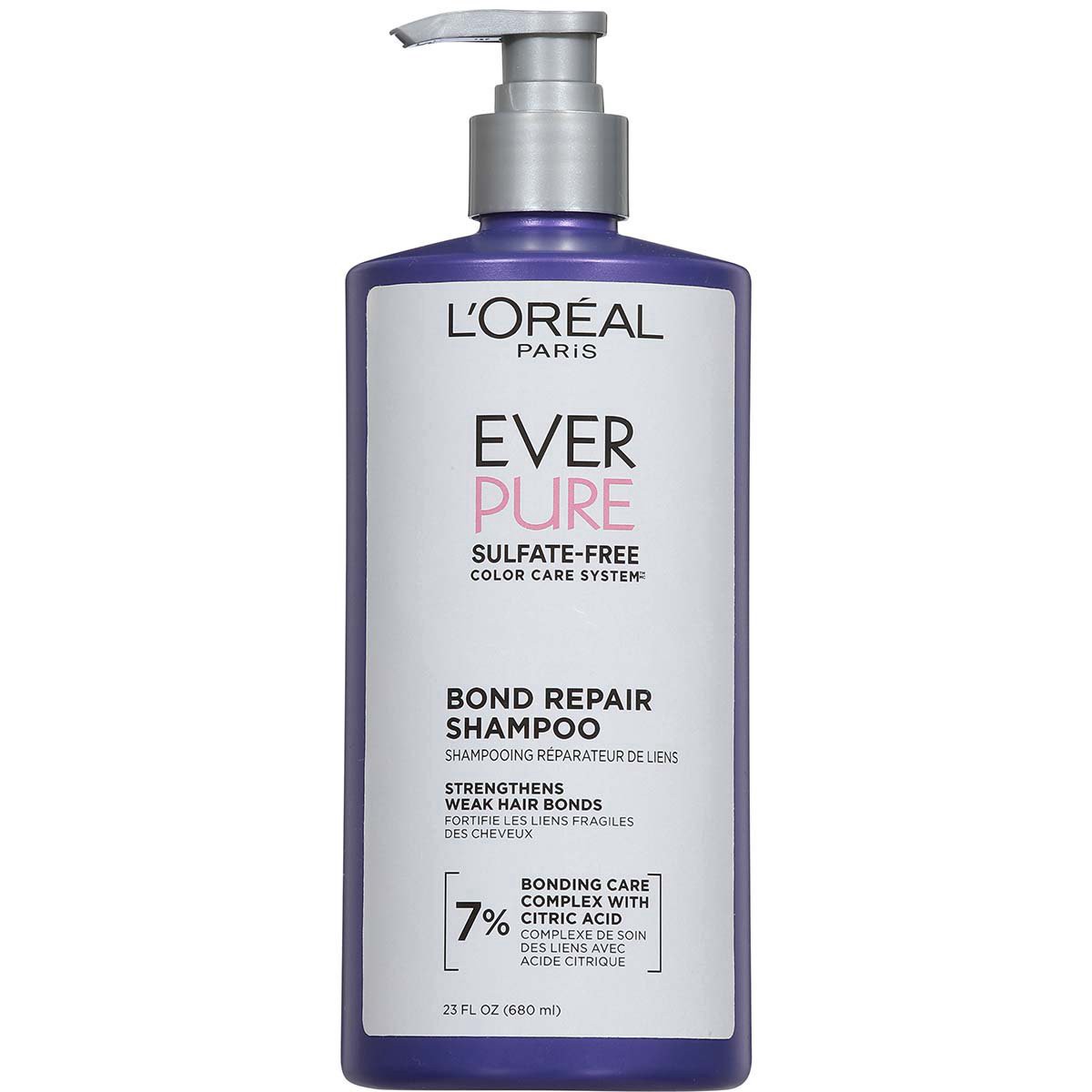 slide 1 of 5, L'Oréal Paris Ever Pure Bond Repair Shampoo, 23 oz