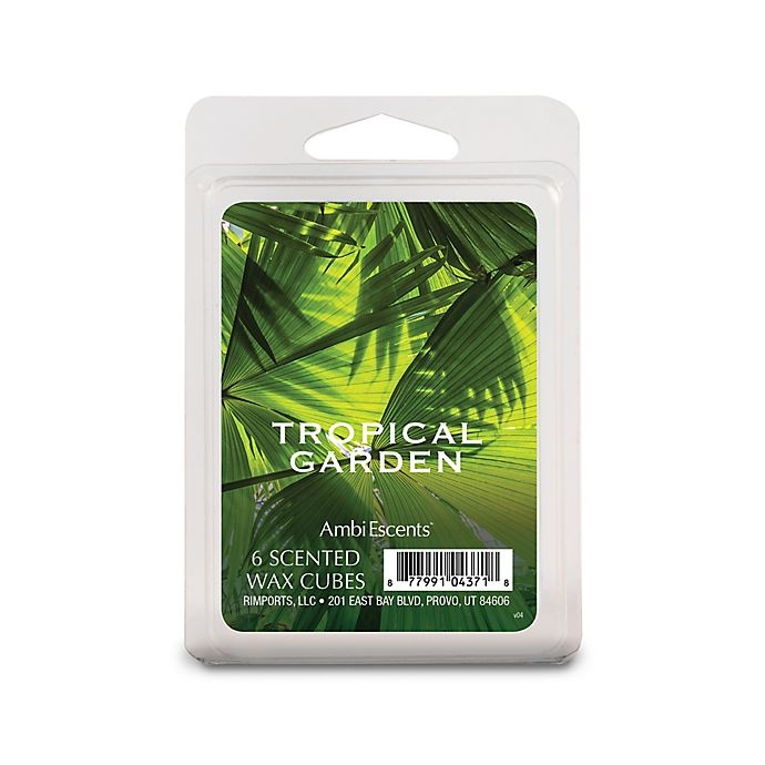 slide 1 of 1, AmbiEscents Tropical Garden Wax Fragrance Cubes, 6 ct