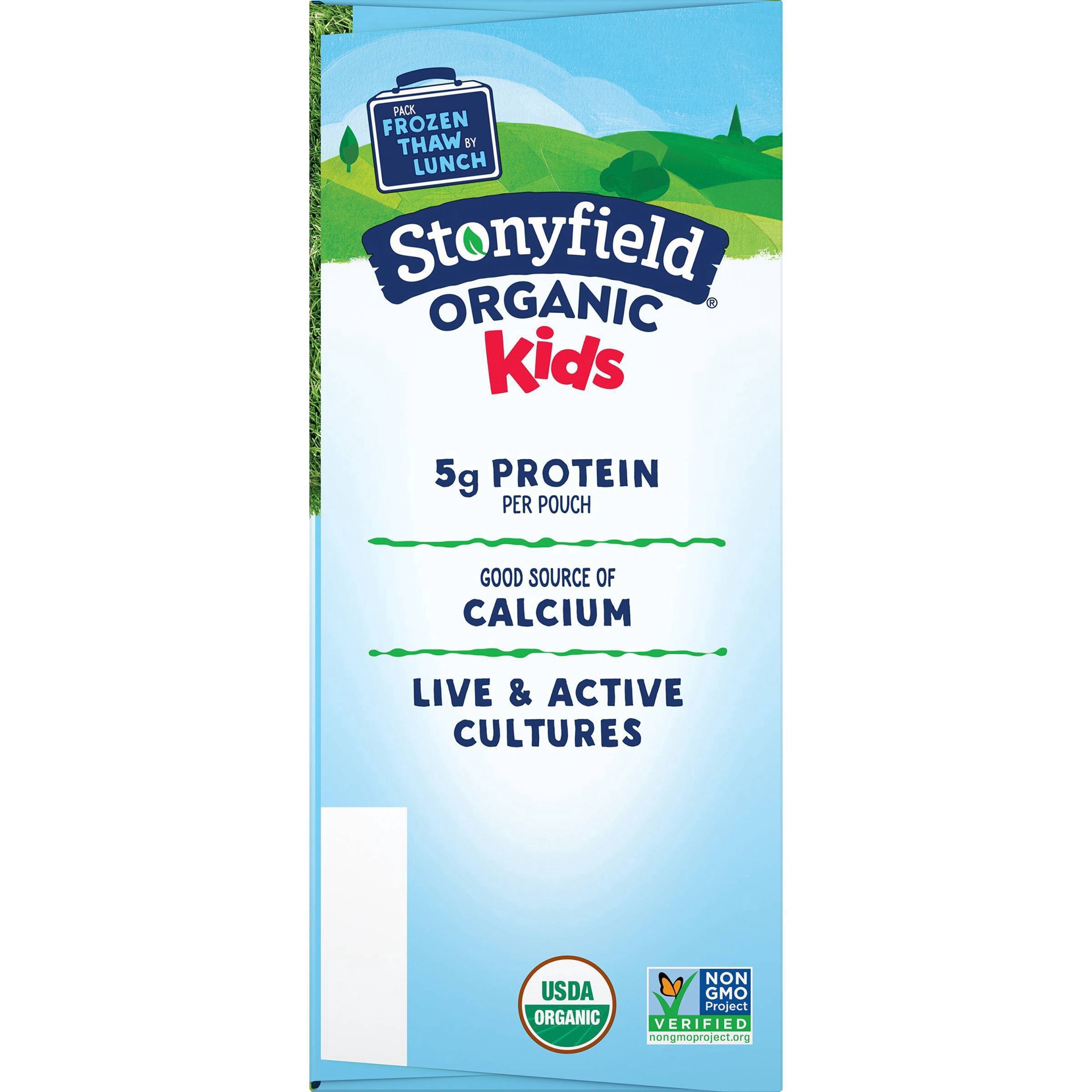 slide 5 of 13, Stonyfield Organic Kids' Strawberry Banana Yogurt - 4ct/3.5oz Pouches, 4 ct; 3.7 oz