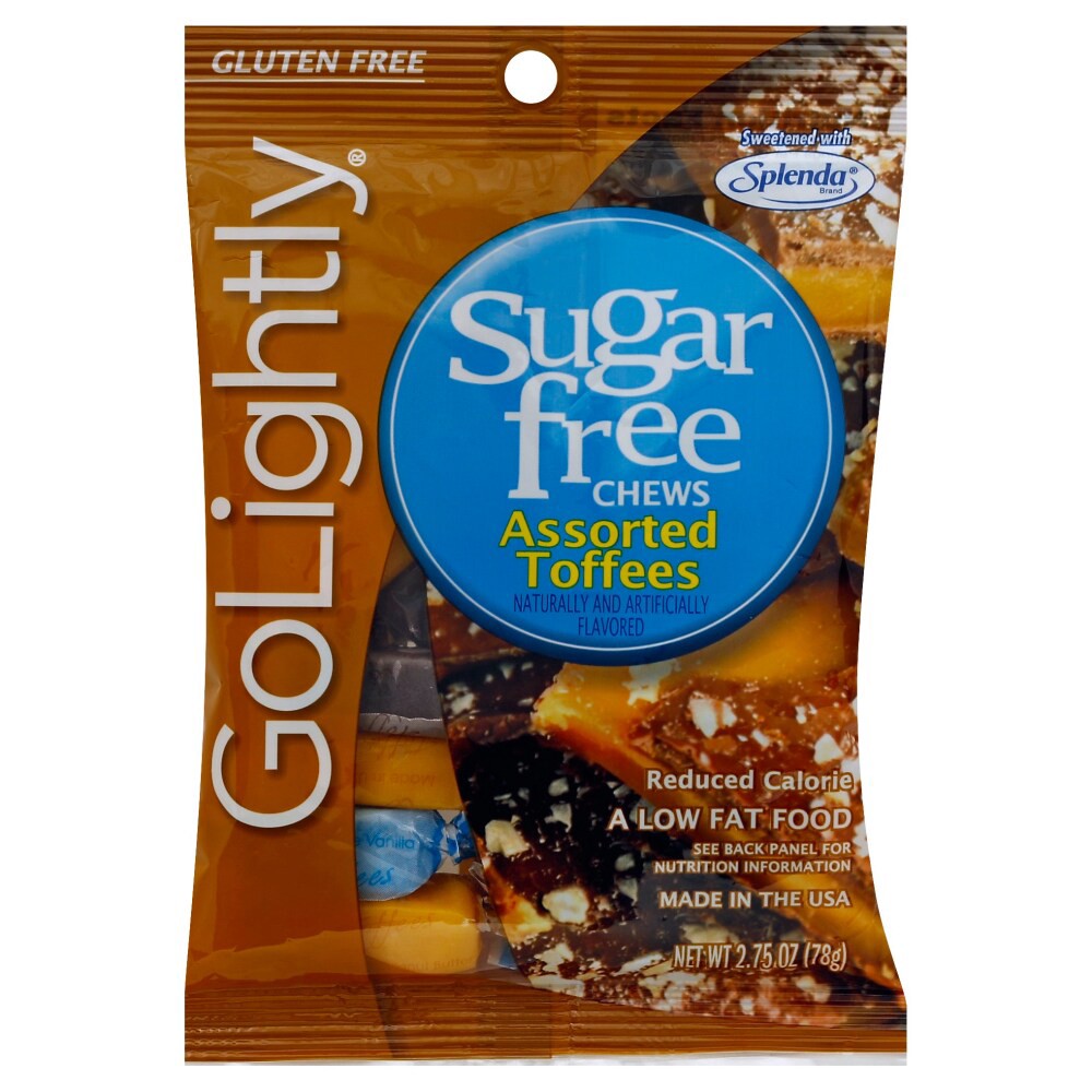 slide 1 of 3, Go Lightly Sugar Free Chews Assorted Toffees, 2.75 oz