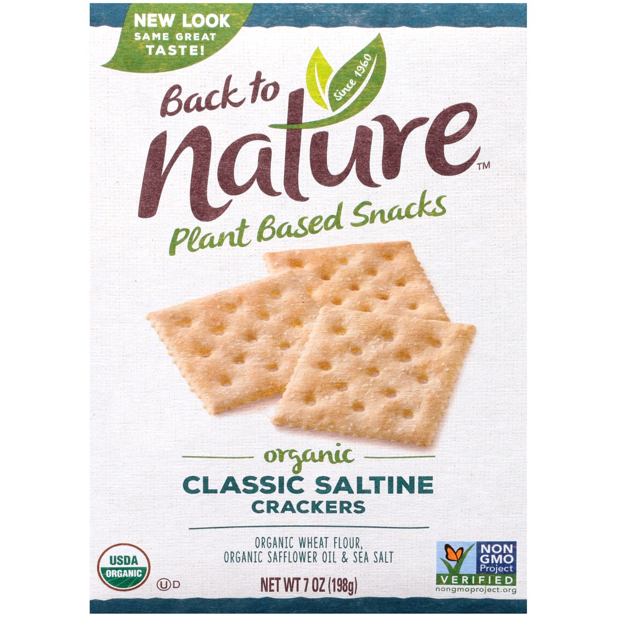 slide 3 of 14, Back to Nature Crackers, 8 oz