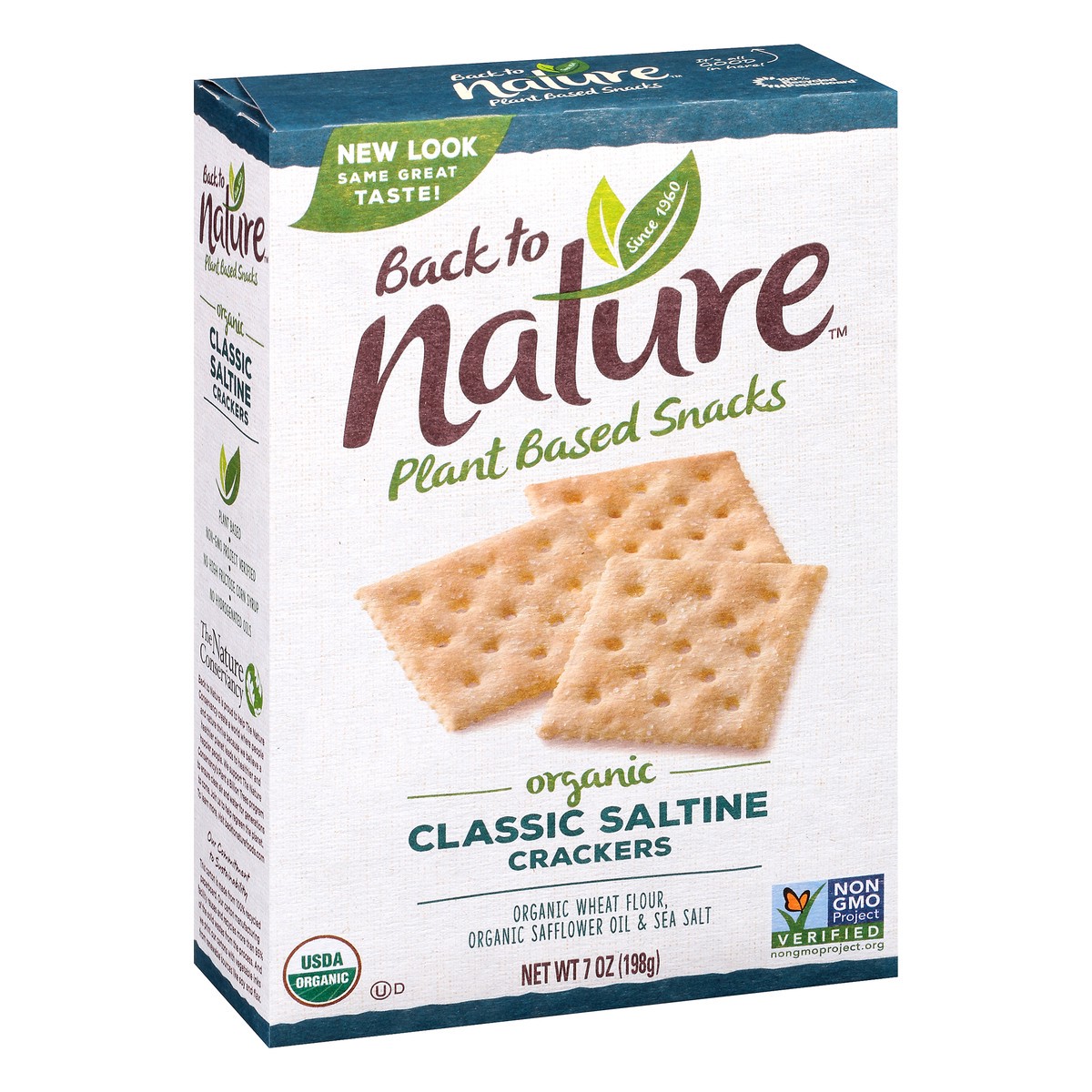 slide 14 of 14, Back to Nature Crackers, 8 oz