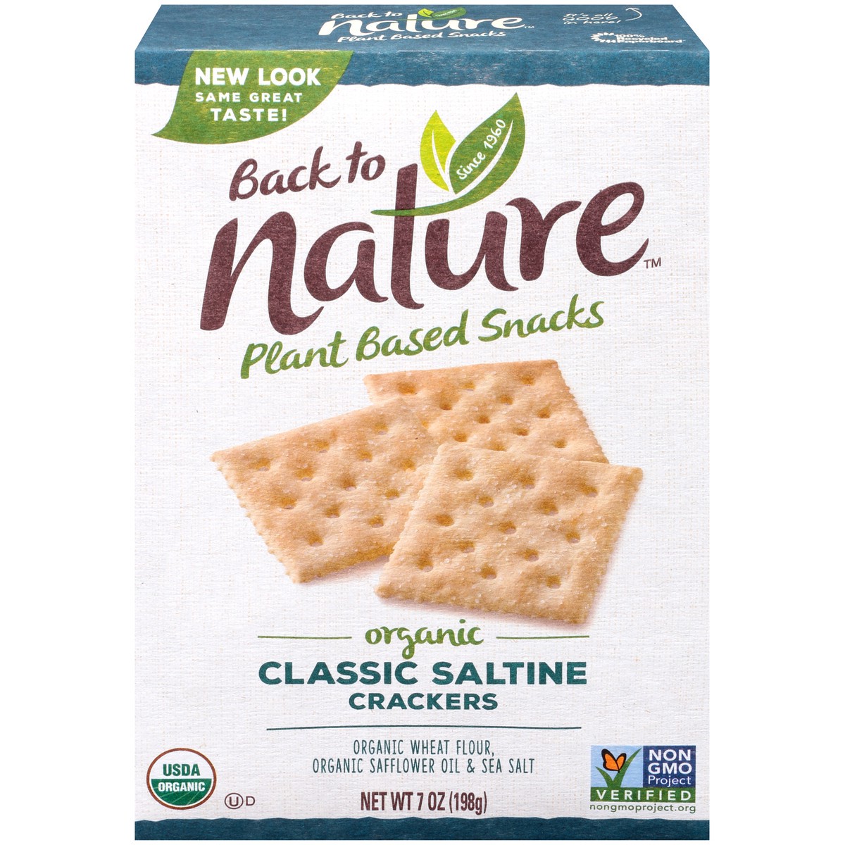 slide 1 of 14, Back to Nature Crackers, 8 oz