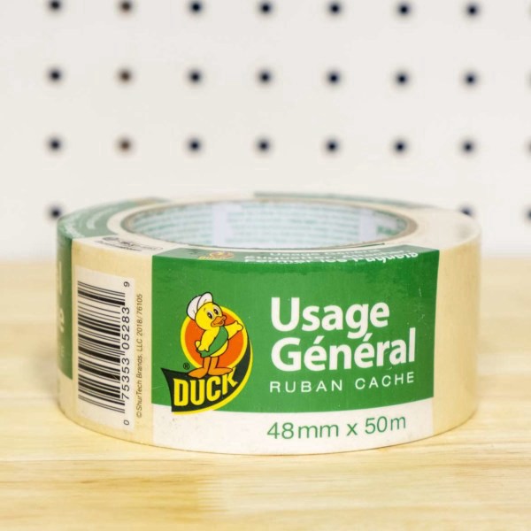 slide 5 of 6, Duck Brand Tan General Purpose Masking Tape, 1 ct
