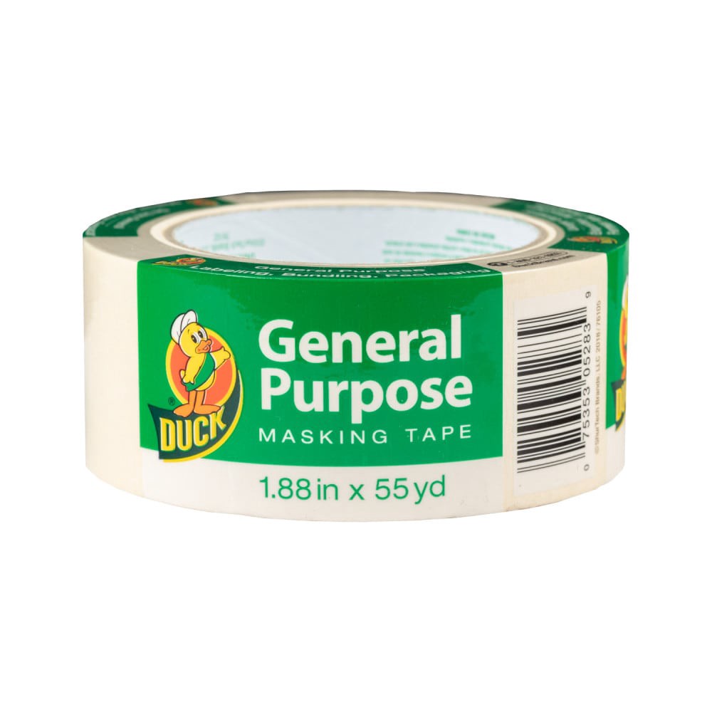 slide 1 of 6, Duck Brand Tan General Purpose Masking Tape, 1 ct