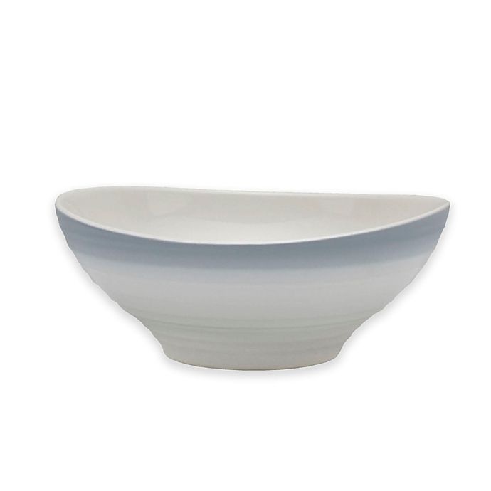 slide 1 of 1, Mikasa Swirl Ombre Cereal Bowl - Grey, 1 ct