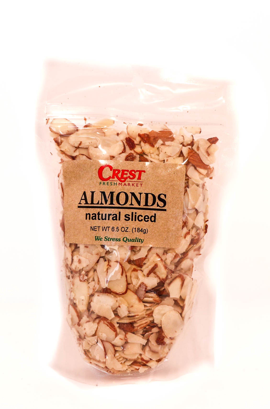 slide 1 of 1, Crest Fresh Markets Sliced Almonds, 6.5 oz