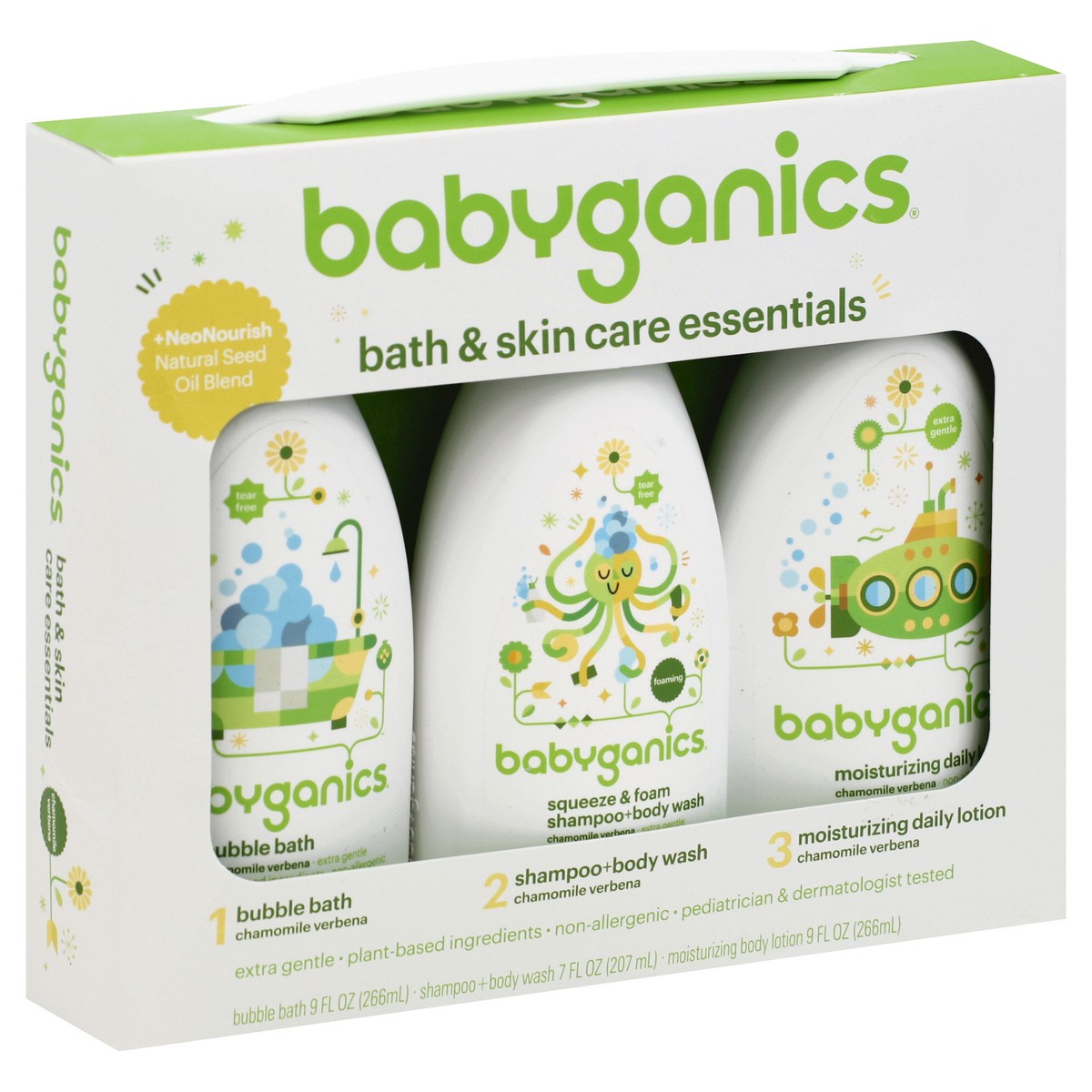 slide 4 of 5, Babyganics Bath & Skin Care Essentials 1 ea, 1 ct