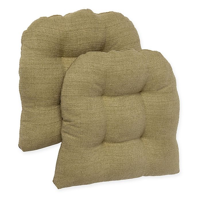 slide 1 of 1, Brentwood Originals Brentwood Stafford Waterfall Chair Pads - Green, 2 ct