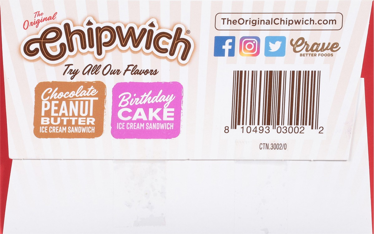 slide 4 of 9, The Original Chipwich Vanilla Ice Cream Sandwich, 12.75 fl oz