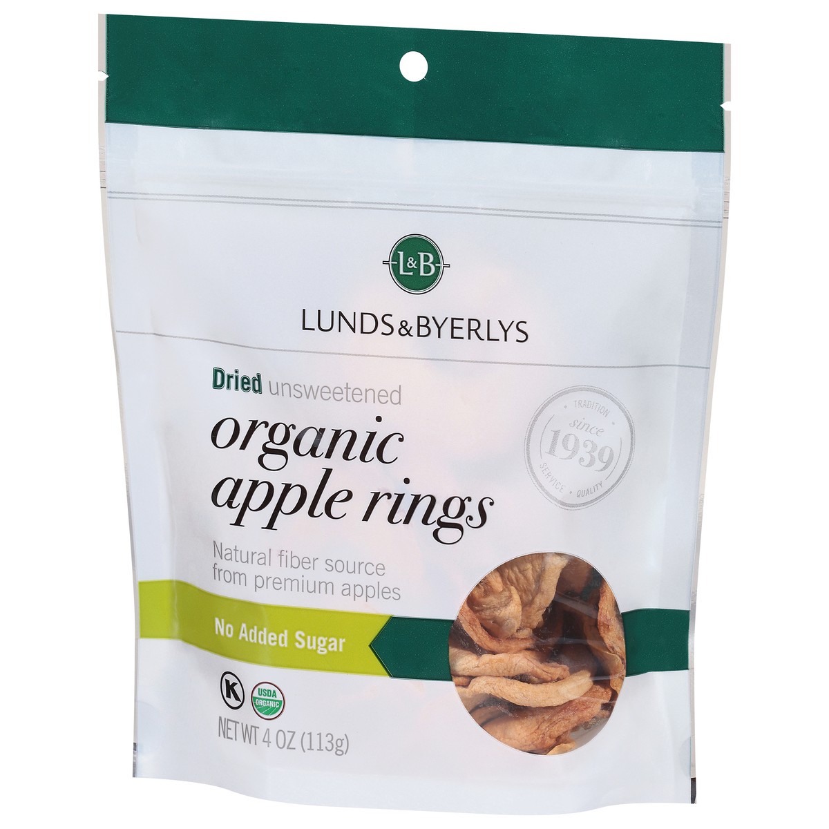 slide 7 of 13, Lunds & Byerlys Dried Organic Unsweetened Apple Rings 4 oz, 4 oz