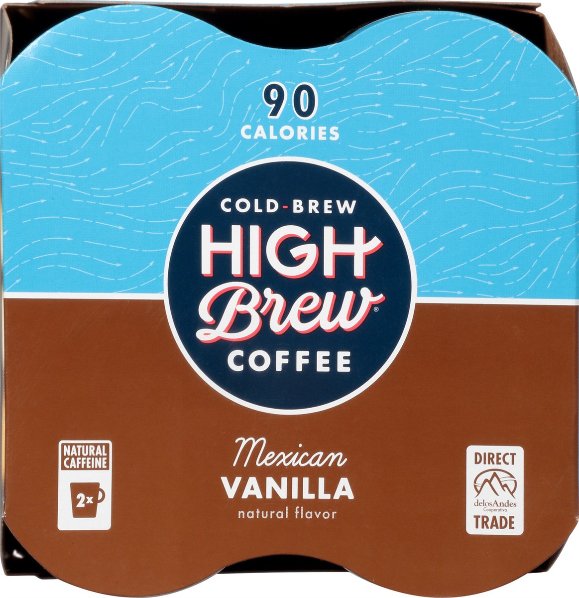 slide 8 of 9, High Brew 4 Pack Cold-Brew Mexican Vanilla Coffee 4 ea - 4 ct, 4 ct