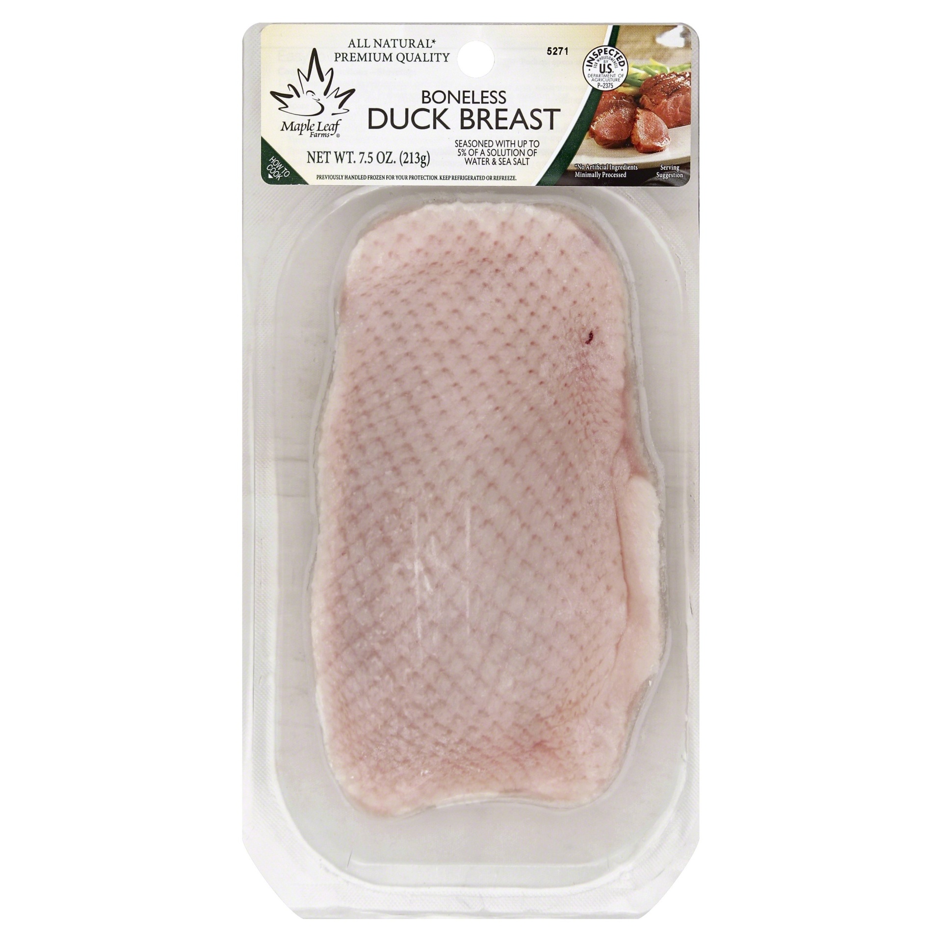 slide 1 of 3, Maple Leaf Farms Maple Leaf Duck Breast, 7.5 oz