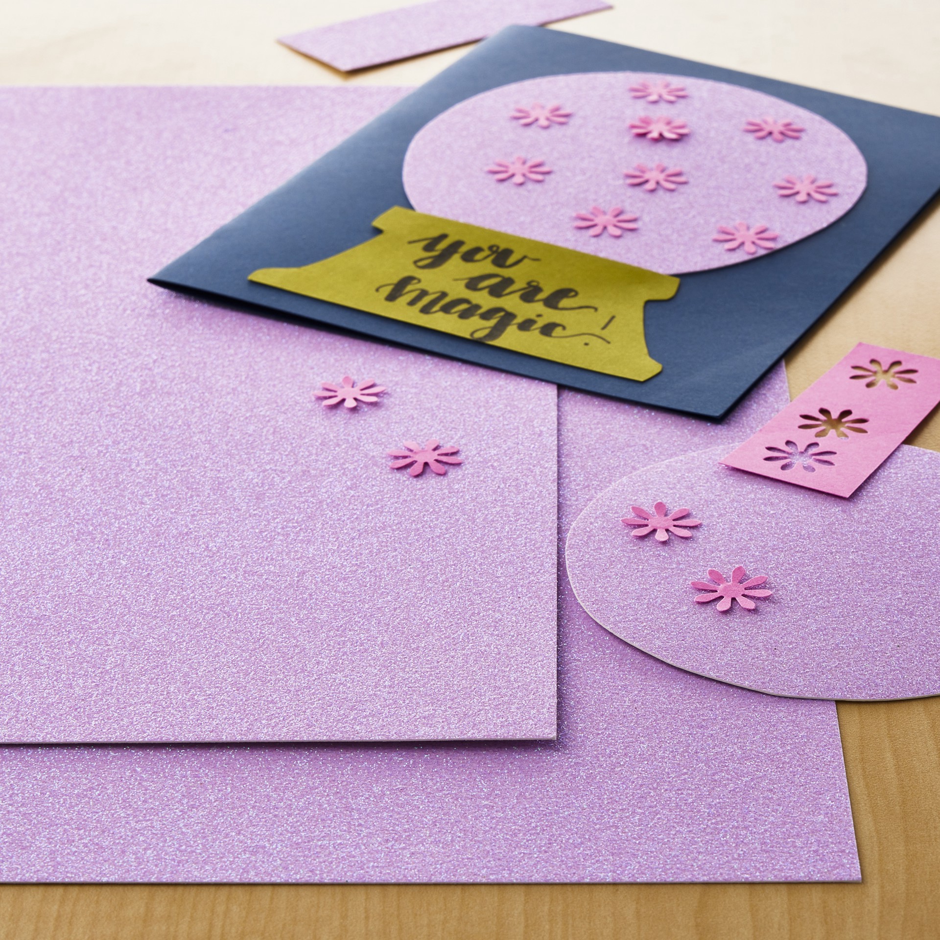 slide 2 of 2, 12" X 12" Glitter Cardstock Paper By Recollections, 12 in x 12 in