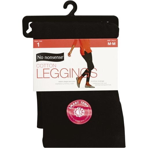 slide 1 of 2, No Nonsense Leggings, Black, 1 ct