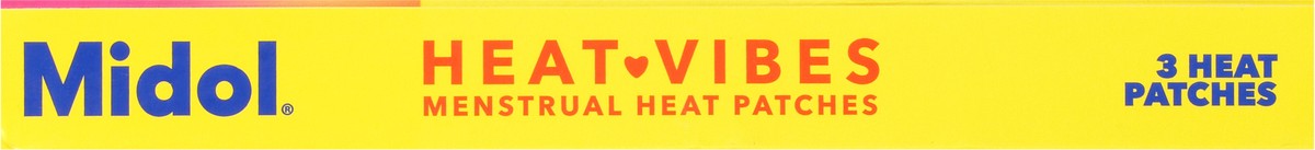 slide 4 of 9, Midol Heat-Vibes Menstrual Heat Patches 3 ea, 3 ct