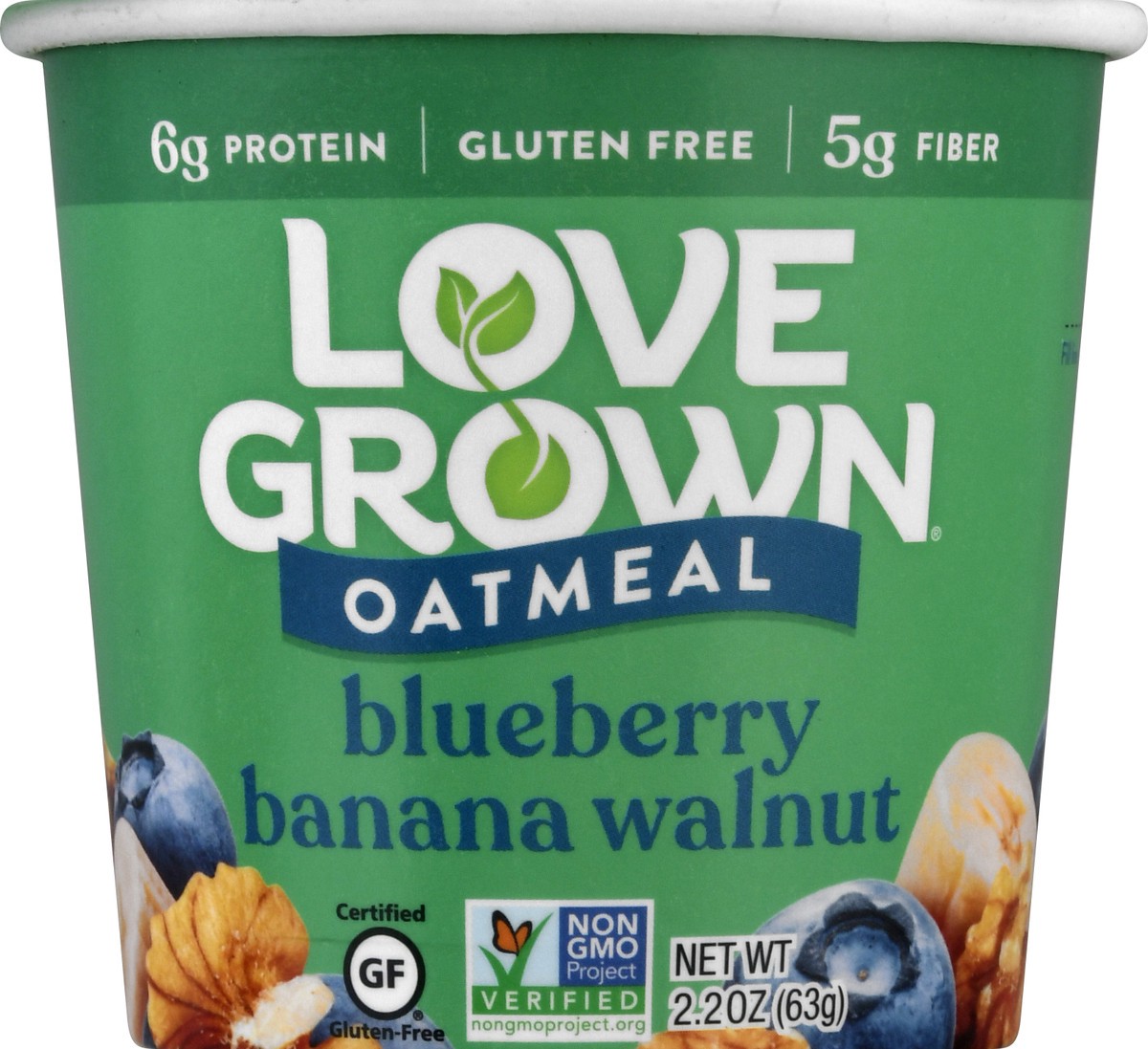 slide 7 of 13, Love Grown Oats Hot Blubry Wlnut, 2.22 oz