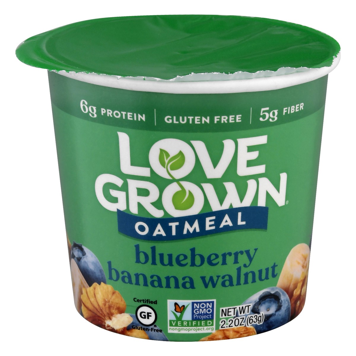 slide 1 of 13, Love Grown Oats Hot Blubry Wlnut, 2.22 oz