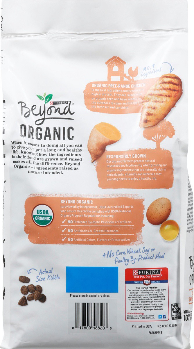 slide 2 of 9, Beyond Organic Chicken, Egg & Sweet Potato Recipe Dog Food 48 oz, 48 oz
