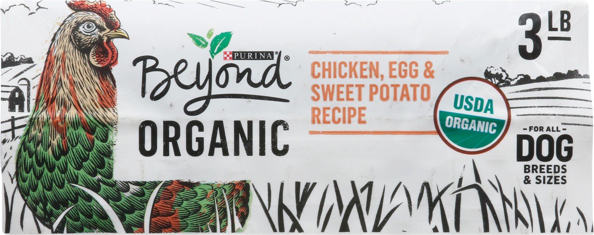 slide 8 of 9, Beyond Organic Chicken, Egg & Sweet Potato Recipe Dog Food 48 oz, 48 oz