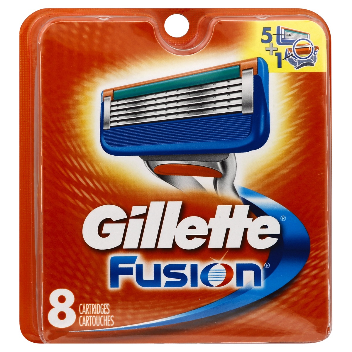 slide 1 of 1, Gillette Cartridges 8 ea, 8 ct