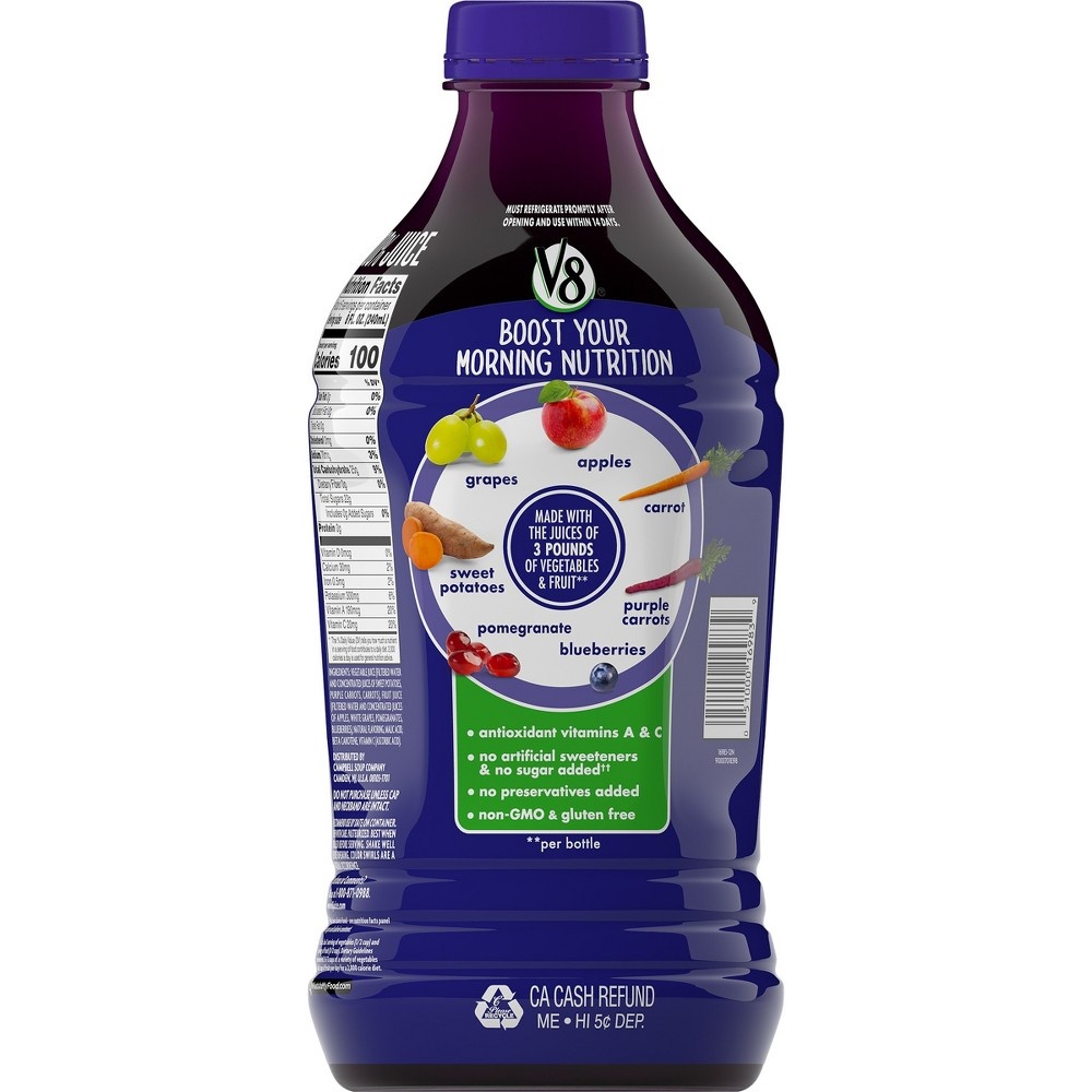 Is Blueberry Pomegranate Juice Good For You V8 Vfusion Pomegranate Blueberry Fruit Vegetable Juice 46 fl oz | Shipt