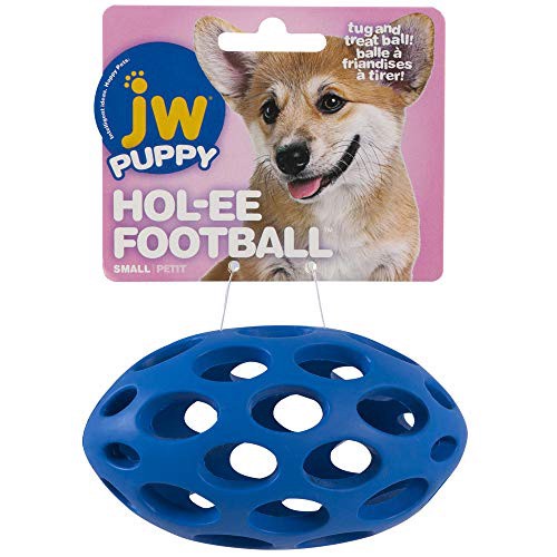 slide 9 of 10, JW Pet Hol-ee Football Dog Toy, 1 ct