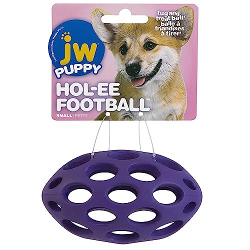 slide 10 of 10, JW Pet Hol-ee Football Dog Toy, 1 ct