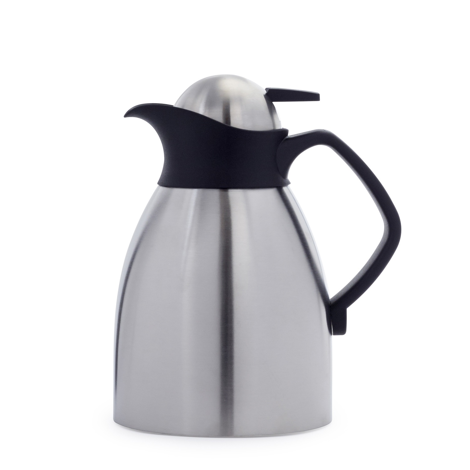 slide 1 of 1, Sur La Table Brushed Stainless Steel Thermal Carafe, 1 liter